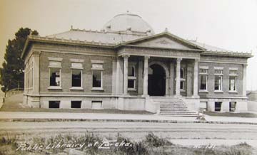 [historical photo of Carnegie Library in Eureka]